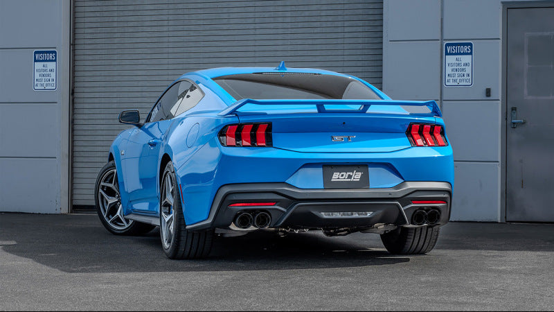 Load image into Gallery viewer, Borla 2024 Ford Mustang GT 5.0L V8 3 in ATAK Catback Non-Active Exhaust- Carbon Fiber Quad Tip

