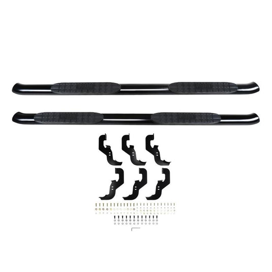 Westin 2019-2026 Chevy Silverado/Sierra 1500 Crew Cab Non LD PRO TRAXX 4 Oval Nerf Step Bars - Black