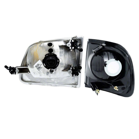 Raxiom 97-03 Ford F-150 G2 Euro Headlights w/ Parking Lights- Black Housing (Clear Lens)