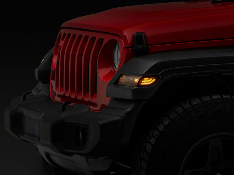 Load image into Gallery viewer, Raxiom 18-23 Jeep Wrangler JL Axial Series LED Side Marker Lights- Smoked
