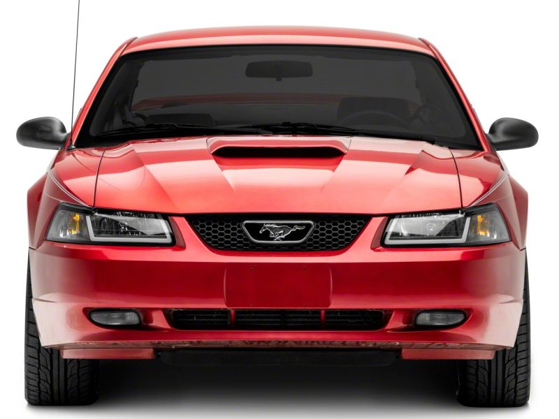 Load image into Gallery viewer, Raxiom 99-04 Ford Mustang Axial Series Headlights w/ LED Bar- Black Housing (Clear Lens)

