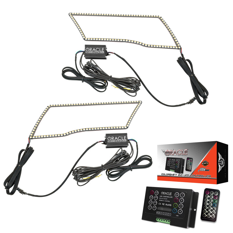 Load image into Gallery viewer, Oracle 09-18 Dodge Ram Switchback Quad Headlight Halo Kit - RGB+A + w/ 2.0 Controller
