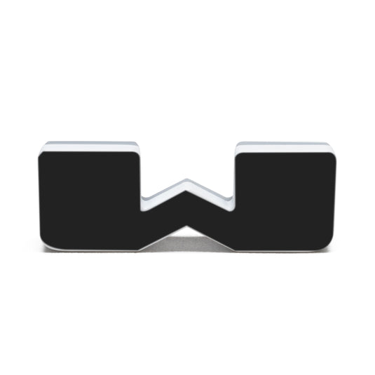 ORACLE Lighting Universal Illuminated LED Letter Badges - Matte Blk Surface Finish - W