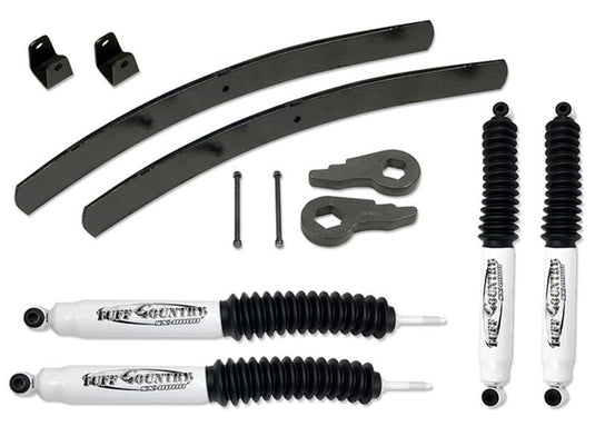 Tuff Country 01-10 Silverado 2500HD (Pur TB) 4x4 & 2wd 2in Lift Kt (w/Rear Add-a-Leaf SX8000 Shocks)