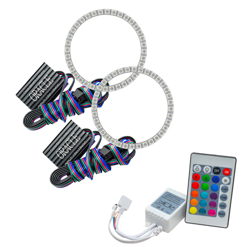 Load image into Gallery viewer, Oracle Ram 13-18 Projector Headlight Halo Kit - ColorSHIFT w/ Simple Controller
