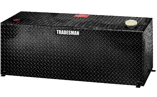 Tradesman Aluminum Rectangular Liquid Storage Tank (100 Gallon Capacity) - Black