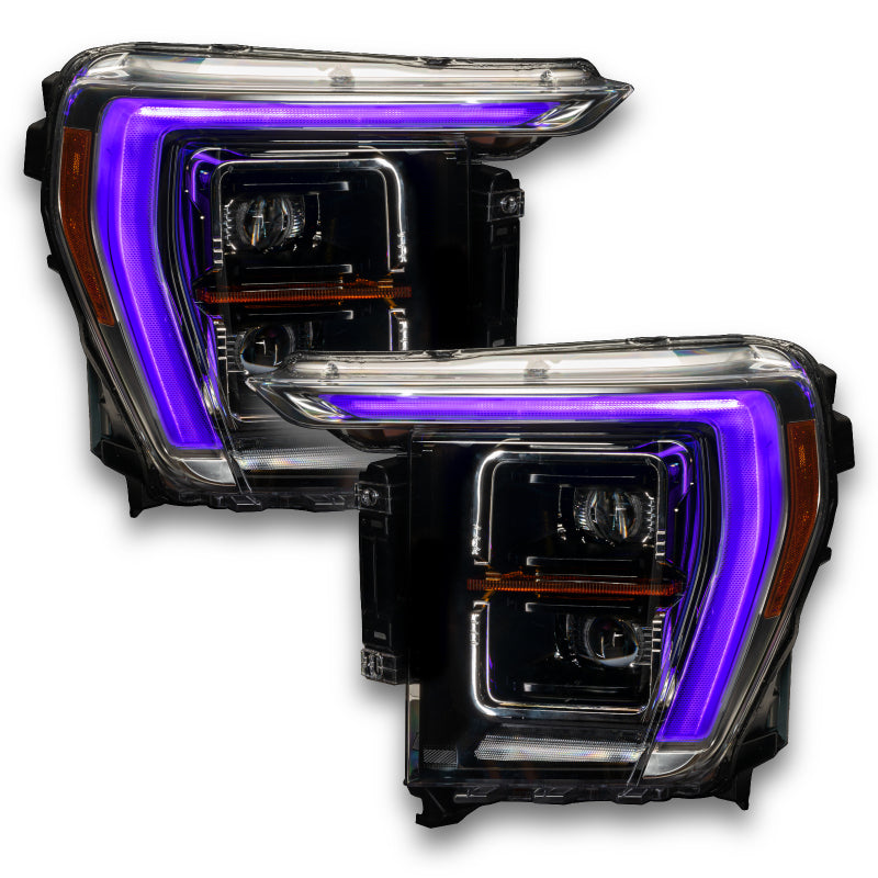 Load image into Gallery viewer, Oracle 21-22 Ford F-150 ColorSHIFT RGB+W Headlight DRL Upgrade Kit w/ RF Controller
