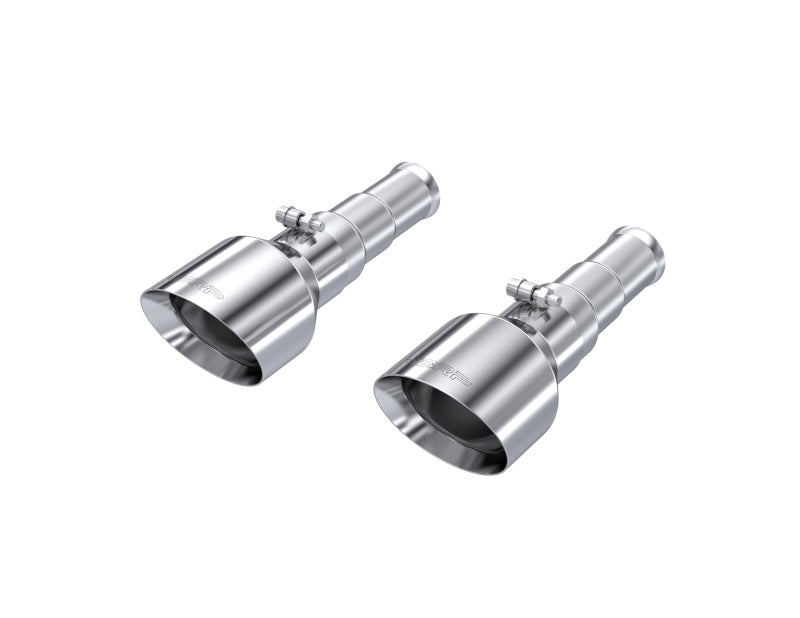 Load image into Gallery viewer, MBRP 19-24 Ram 1500 5.7L Hemi 3in Inlet 5in OD Dual Wall Angle Cut T304 SS Exhaust Tips - Pairs
