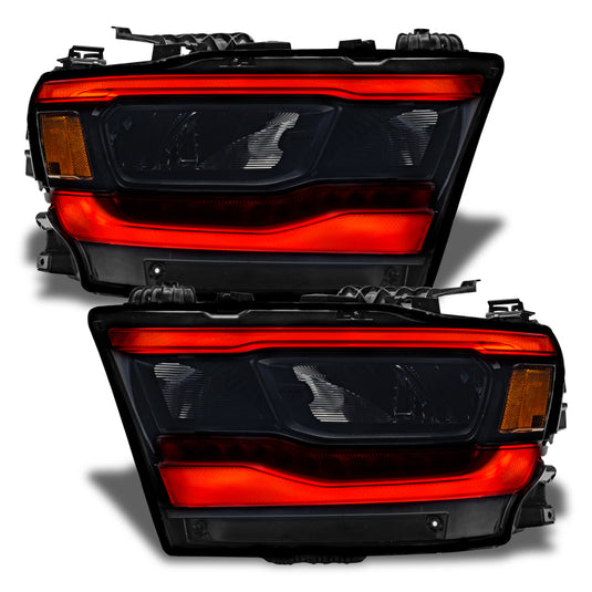 Oracle 19-21 RAM 1500 RGB+W Headlight DRL Kit Reflector LED - w/ BC1 Controller