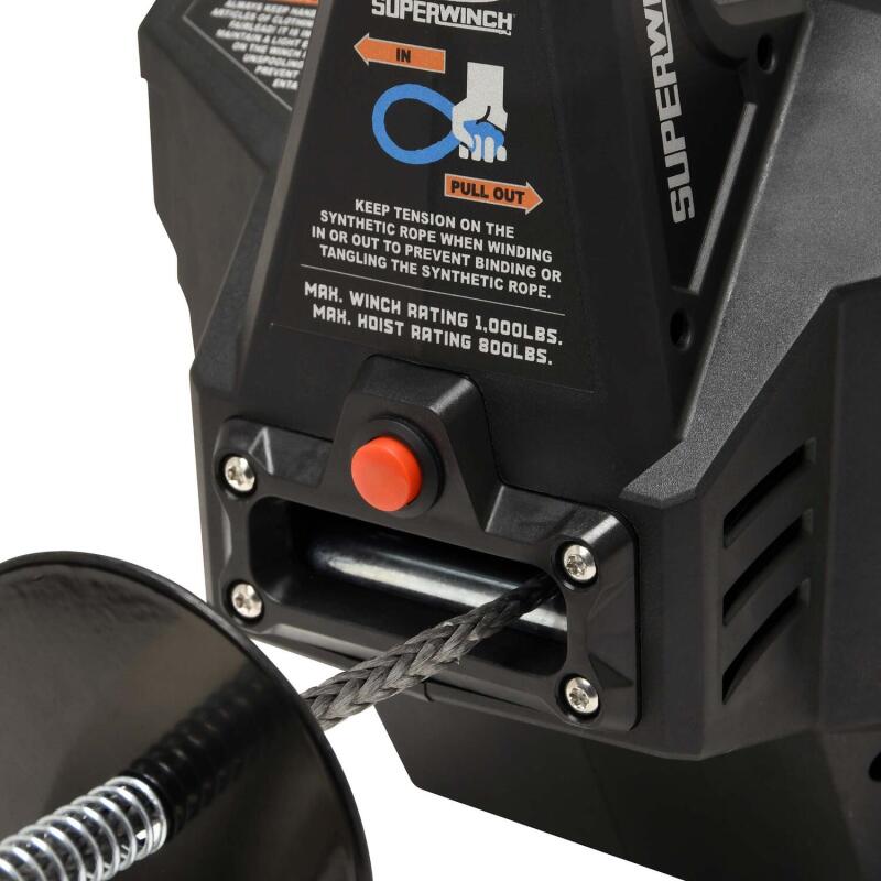 Load image into Gallery viewer, Superwinch Hand Hauler 1000 Winch 24 VDC 1000 lbs Line Pull Soft Shackle Rope End Safely
