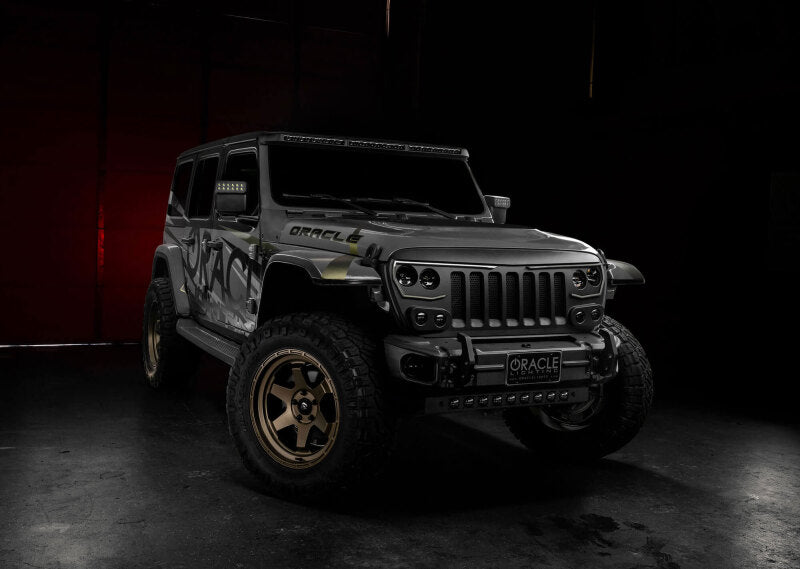 Load image into Gallery viewer, Oracle Jeep Wrangler JL/Gladiator JT Integrated Windshield LED Light Bar System
