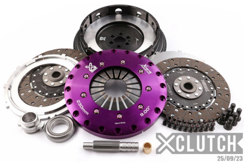 Load image into Gallery viewer, XClutch 89-94 Nissan Skyline GT-R 2.6L 9in Twin Solid Organic Clutch Kit
