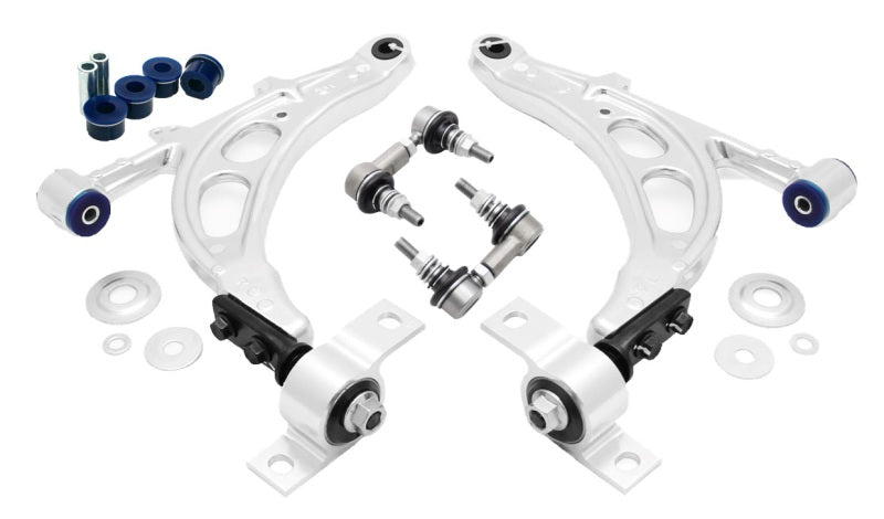 Load image into Gallery viewer, SuperPro 02-05 Subaru Impreza WRX / 04-06 WRX STI Front Lower Alloy Control Arm Kit
