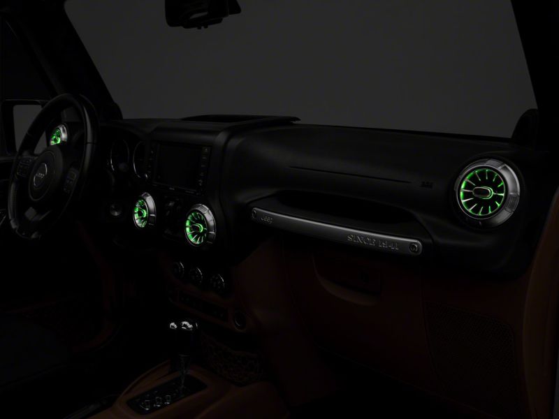 Load image into Gallery viewer, Raxiom 11-18 Jeep Wrangler JK LED Ambient Vent Lighting Kit
