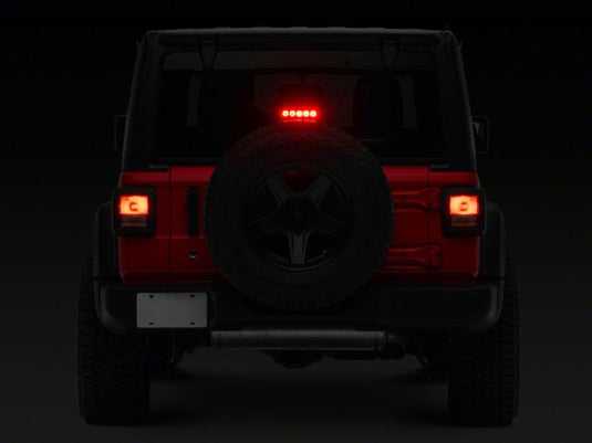 Raxiom 18-23 Jeep Wrangler JL Axial Series LED Third Brake Light- Red