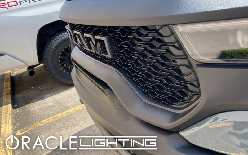 Load image into Gallery viewer, ORACLE Lighting 19-22 RAM Rebel/TRX Front Bumper Flush LED Light Bar System - Yellow
