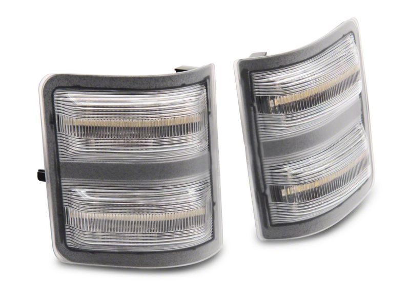 Load image into Gallery viewer, Raxiom 11-16 Ford F-250/F-350 Super Duty Axial LED SEQL Switchback Side Mirror Marker Lamps- Clear
