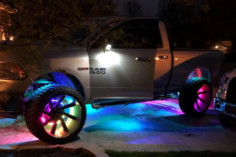 Load image into Gallery viewer, Oracle LED Illuminated Wheel Rings - ColorSHIFT Dynamic - ColorSHIFT - Dynamic
