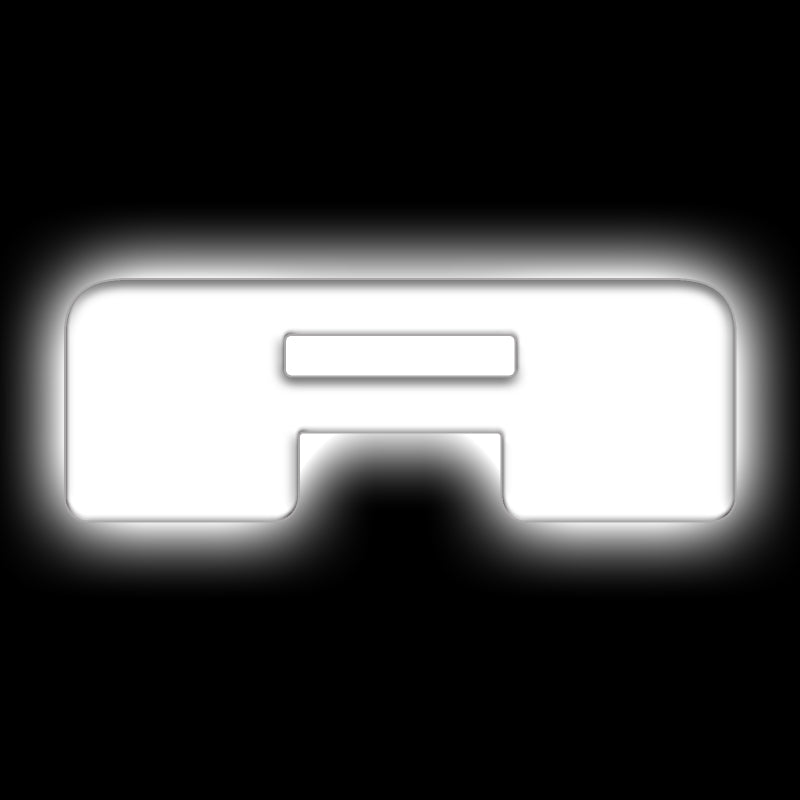 Load image into Gallery viewer, ORACLE Lighting Universal Illuminated LED Letter Badges - Matte Wht Surface Finish - A
