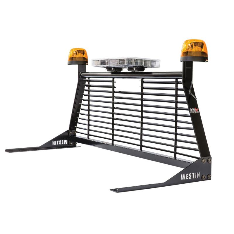 Load image into Gallery viewer, Westin 1999-2018 Chevrolet/Ford/GMC/Toyota Silverado/Sierra 1500/2500/3500 HD Headache Rack - Black
