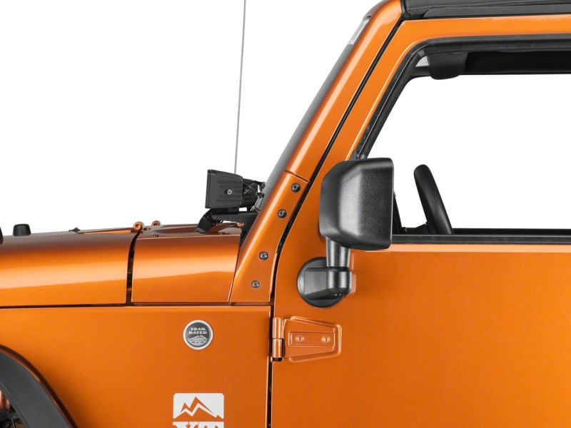 Load image into Gallery viewer, Raxiom 07-18 Jeep Wrangler JK Windshield Mounted Light Brackets
