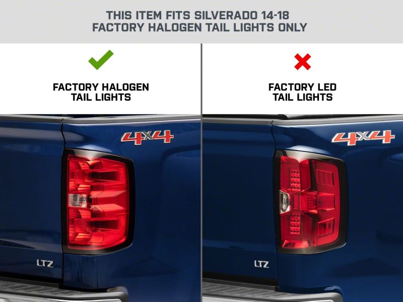 Load image into Gallery viewer, Raxiom 14-18 Chevrolet Silverado 1500 LED Taillights w/ SEQL Turn Signals- Blk Housing (Clear Lens)
