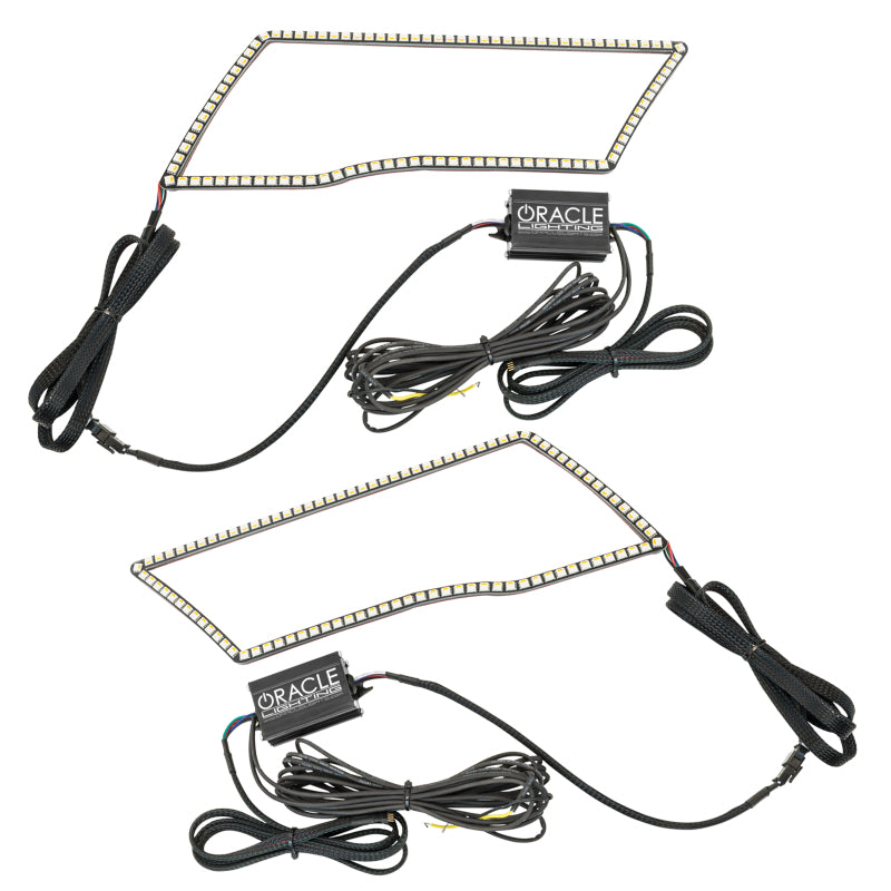 Load image into Gallery viewer, Oracle 09-18 Dodge Ram Switchback Quad Headlight Halo Kit - RGB+A + w/o Controller
