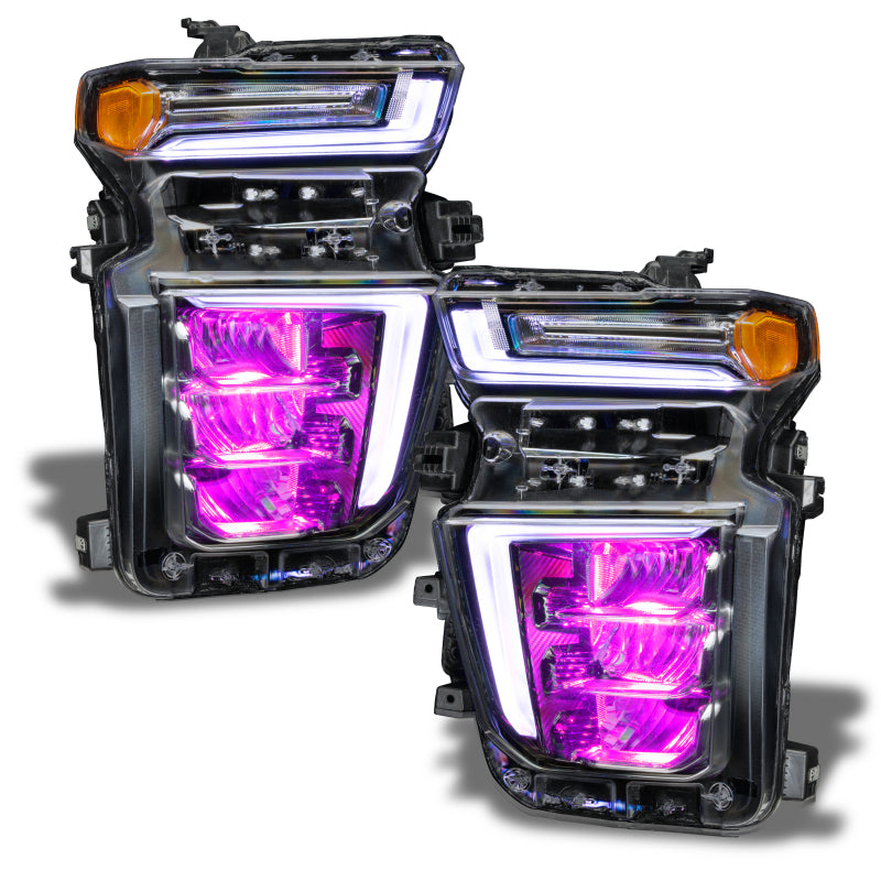 Load image into Gallery viewer, Oracle 20-21 Chevy Silverado HD 2500RGB Headlight Demon Eye Kit - w/o Controller

