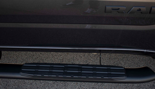Fishbone Offroad 2019+ Chevrolet Silverado 1500 Double Cab Oval Side Steps - Black Textured
