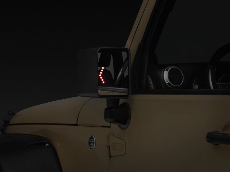 Load image into Gallery viewer, Raxiom 07-18 Jeep Wrangler JK Off-Road LED Manual Mirrors w/ Turn Signals
