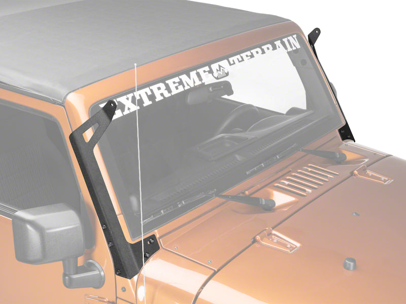 Load image into Gallery viewer, Raxiom 07-18 Jeep Wrangler JK 50-In LED Light Bar Windshield Mount
