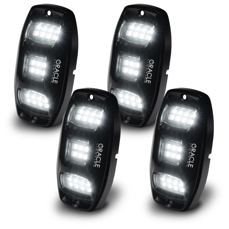 Load image into Gallery viewer, Oracle Underbody  RGB+W Wheel Well Rock Light Kit - 4 PCS - ColorSHIFT
