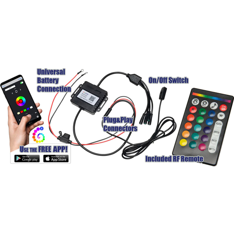 Load image into Gallery viewer, ORACLE Lighting LED Illuminated Wheel Rings - ColorSHIFT RGB+W
