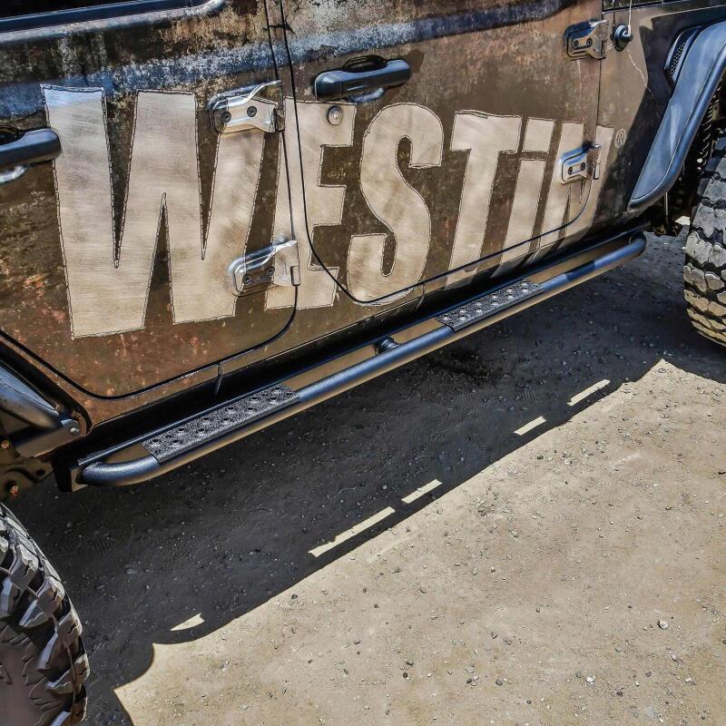 Load image into Gallery viewer, Westin 18-23 Jeep Wrangler JL Unlimited 4dr Rock Slider - Textured Black
