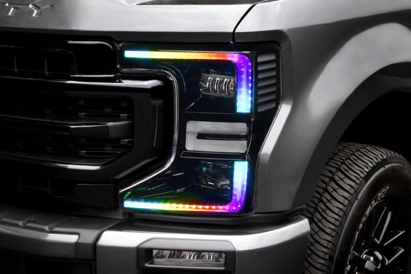 Load image into Gallery viewer, Oracle 2022 Ford F250/350 Super Duty Dynamic ColorSHIFT Headlight DRL Kit w/Switchback
