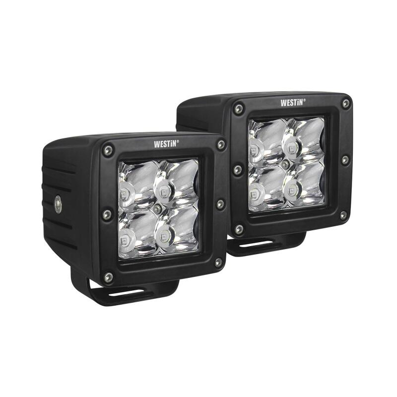 Load image into Gallery viewer, Westin Compact LED -4 5W Cree 3 inch x 3 inch (Set of 2) - Black
