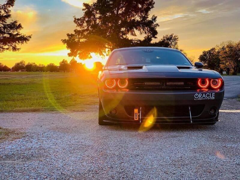 Load image into Gallery viewer, Oracle 15-21 Dodge Challenger RGB+W Headlight DRL Upgrade Kit - ColorSHIFT 2
