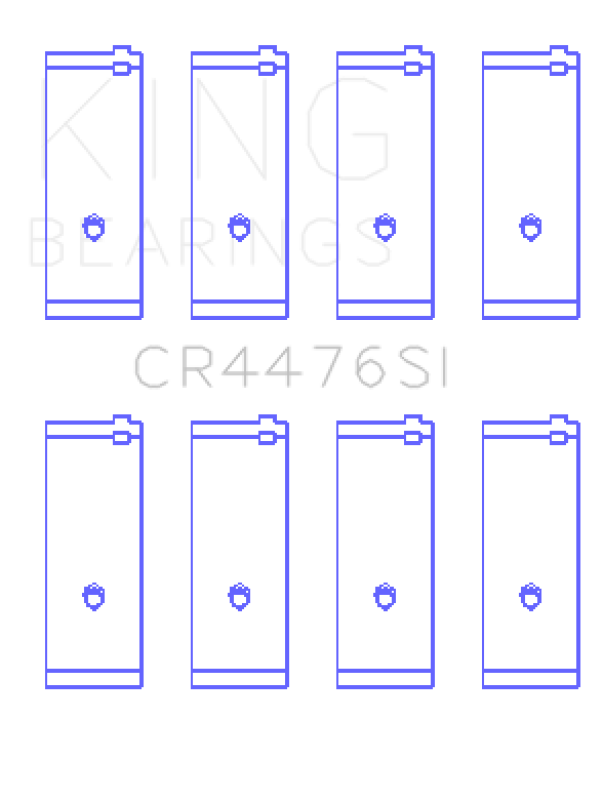 Load image into Gallery viewer, King Engine Bearings Ford Taunus 2000/2300 (Size +0.25mm) Connecting Rod Bearing Set
