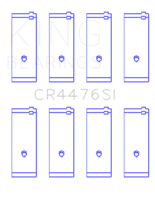 King Engine Bearings Ford Taunus 2000/2300 (Size +1.0mm) Connecting Rod Bearing Set