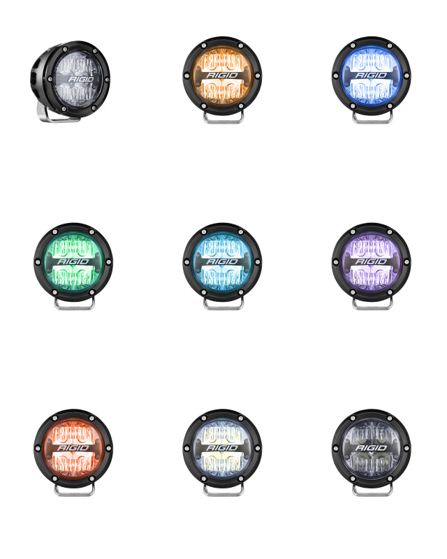 Load image into Gallery viewer, Rigid Industries 360-Series 4in LED Off-Road Drive Beam - RGBW (Pair)
