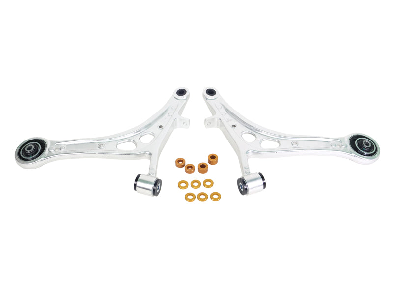 Load image into Gallery viewer, Whiteline 17-21 Subaru WRX/STI Front Lower Control Arms w/ Caster Correction
