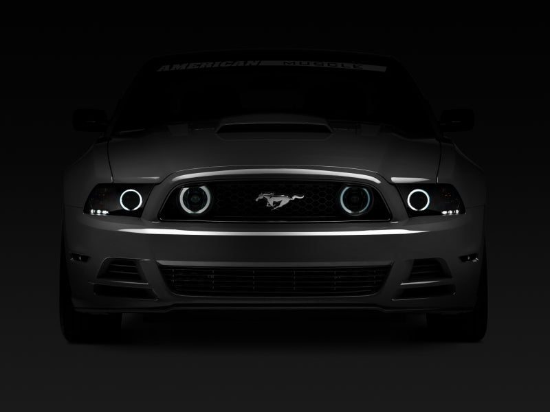 Load image into Gallery viewer, Raxiom 13-14 Ford Mustang GT CCFL Halo Fog Lights (Smoked)
