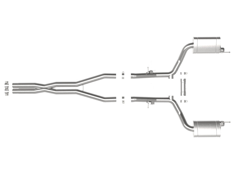 Load image into Gallery viewer, aFe MACH Force-Xp 3in 304 SS Cat-Back Exhaust 15-20 Dodge Charger Hellcat V8-6.2L (sc) / 392 V8-6.4L
