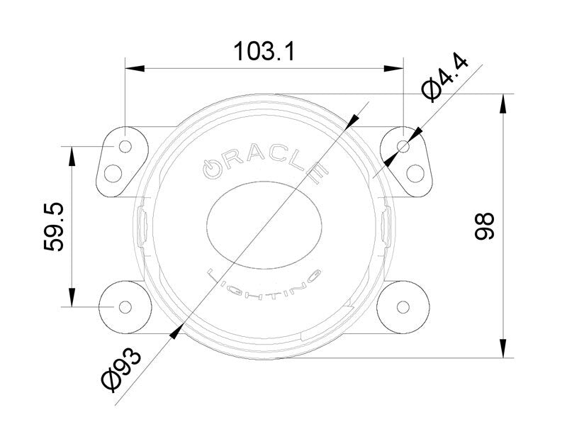 Load image into Gallery viewer, Oracle 100mm 15W Driving Beam LED Emitter - 6000K

