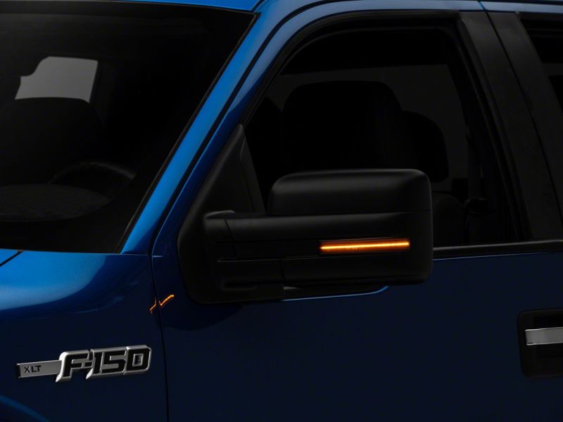 Load image into Gallery viewer, Raxiom 09-14 Ford F-150 Axial Series Sequential LED Mirror Mounted Turn Signals- Smoked
