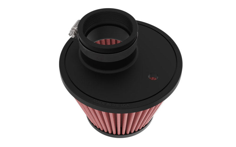 Load image into Gallery viewer, K&amp;N Universal Clamp-on Air Filter 2in Flange ID 5-3/16in Base 3-1/2in Top 3-11/16in Height w/ Vent
