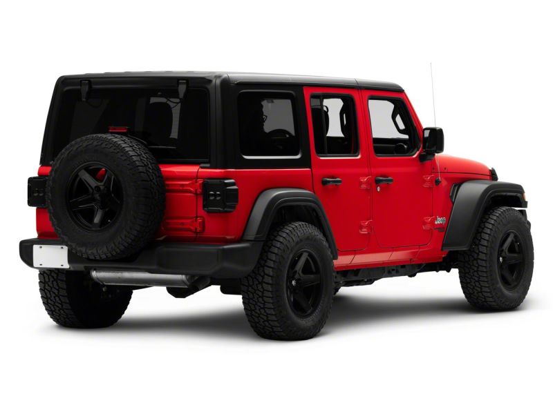 Load image into Gallery viewer, Raxiom 18-23 Jeep Wrangler JL Axial Series Linear LED Tail Lights- Blk Housing (Smoked Lens)
