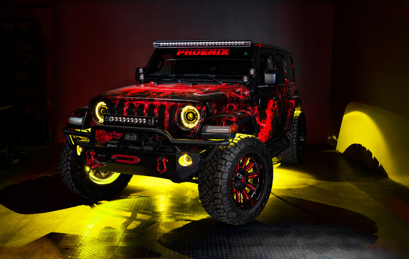 Load image into Gallery viewer, Oracle LED Illuminated Wheel Rings - ColorSHIFT - 15in. - ColorSHIFT No Remote
