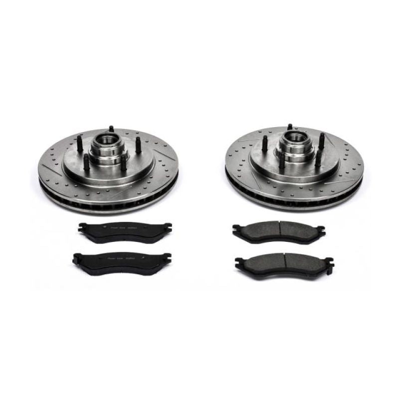 Load image into Gallery viewer, Power Stop 97-00 Ford Expedition Front Z23 Evolution Sport Brake Kit
