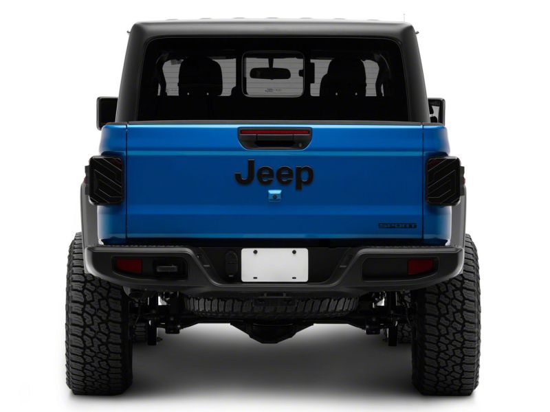 Load image into Gallery viewer, Raxiom 20-23 Jeep Gladiator JT Axial Series LED Tail Lights- Blk Housing (Smoked Lens)
